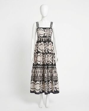NEW OMIKA leena maxi dress in nikita oyster